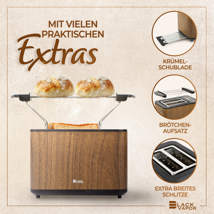 Blackvapor Toaster Holzoptik